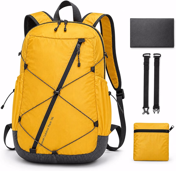 Foldable Backpack for Men Women 18L Lightweight Travel